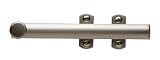 Baldwin 0310150ANGL Satin Nickel Baldwin General Hardware Angle Strike Plate for 6 Surface Bolt