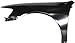 OE Replacement Honda Accord Front Driver Side Fender Assembly (Partslink Number HO1240147)