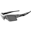 Oakley Flak Jacket XLJ Adult Sport Casual Wear Sunglasses - Polished White/Black Iridium