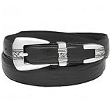 Driven Mens Wood Grain Texture Leather Belts