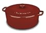 Cuisinart CI670-30CR Chef's Classic Enameled Cast Iron 7-Quart Round Covered Casserole, Cardinal Red