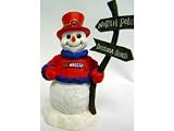 NASCAR Snowman Ornamnet