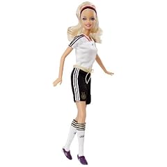 Barbie W2818 - Ich w�re gern... Fu�ball Spielerin - Barbie im original Adidas DFB Trikot