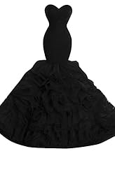 Girls Strapless Organza/Polyester Sweetheart Mermaid Fitted Lace Ruched Quinceanera Dress/Party Dress/Wedding Dress 