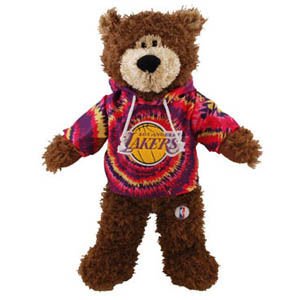 Los Angeles Lakers Tie-dye Hoodie Bear