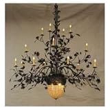 Meyda Tiffany Acorn & Oak Leaf 16 Arm Chandelier