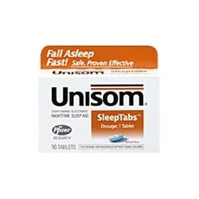 Unisom Night Time Sleep Aid Tablets - 16 Each