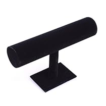 BestDealUSA Black Velvet Bracelet T-Bar Jewelry Display Stand Rack