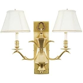Frederick Cooper Roxbury Antique Brass Plug-In Wall Sconce