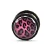 Fake Plug Ohrstecker LEOPARD pink