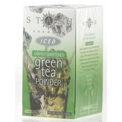 Stash Tea Company - Lightly Sweetened Green Tea 8ct - Powdered Green Iced Teas