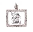 Sterling Silver Pendant Holds 1 Picture of Your Choice
