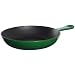 Le Creuset Cast Iron Omelette Pan, Non-Stick, Racing Green, 20 cm