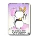 Londons Times Funny Panel Hollywood Cartoons - Taco Bell Dog With Problems - Light Switch Covers - 2 plug outlet cover