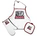 Alabama Crimson Tide Grilling Apron Set Fan-Friendly Sports Includes Matching Mit And Potholder