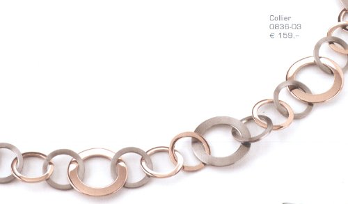 Boccia Damen-Collier Titan Sat / Rose Gp Pol 0836-0380 Preisvergleich