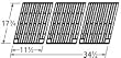 Porcelain Coated Cast Iron Cooking Grid for BBQ Grillware and Brinkmann Grills