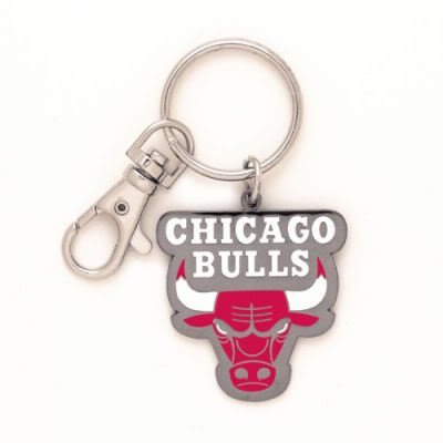 CHICAGO BULLS OFFICIAL LOGO KEYCHAIN