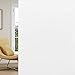 rabbitgoo Window Privacy Film No Glue, White Frosted Glass Films for Bathroom Home Office, Removable Window Vinyl Frosting Film for Glass Covering, Anti UV (Matte White, 23.6 x 78.7 inches)