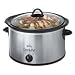 The Rival Company Rival 4Qt Slow Cooker Black & Chrome