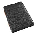 Leather Magic Wallet - J. Fold Leather Magic Wallet - Color: (Black)