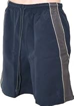 D2K Navy With Grey Side Panel Swim Shorts