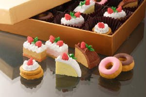 Iwako Japanese Eraser / Cakes and Donuts 7pcs.