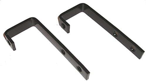 1-1/4" Bunk Bed Ladder Hooks 1/2" Wide x 3-5/8" High, Powder Coat Black Finish, 11 ga. Steel (1-1/4" Inside Clearance)
