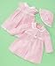 Little Bitty Baby Girl Pink Coat Dress Set