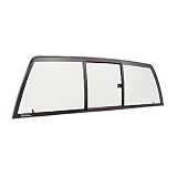 CRL Tri-Vent Three Panel Truck Slider with Clear Glass for 1998+ Nissan Frontier by CRL Automotive