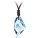 Aquamarine Blue Galactic Cut Swarovski Crystal