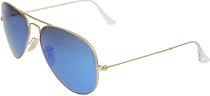 Hot Sale Ray-Ban Aviator 112/17 Aviator Sunglasses,Matte Gold,58 mm