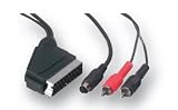 Belkin Scart/S-Video Cbl - 1.5M * Scartm/Minidin4M & 2Xrcam