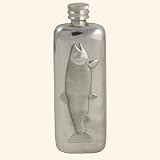 Review Edwin Blyde Ltd  / 3oz Fish design pewter boot flask
