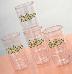 Tervis 16oz. Set of Four USF Bulls Set