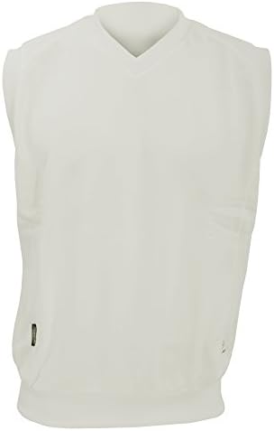 Fearnley Mens F-Tec Pro II Cricket Slipover Top (XL) (White)