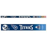 TENNESSEE TITANS OFFICIAL LOGO PENCIL 6-PACK