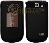 Black Rubberized SnapOn Cover for Nokia 3710 Fold Protector Case