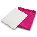 APPLE IPAD 3 PC EXECUTIVE ACCESSORY PACK - WHITE HYBRID CASE,  SCREEN PROTECTOR, PINK POUCH PART OF THE QUBITS ACCESSORIES RANGE