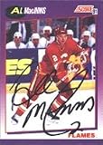 Al MacInnis, Calgary Flames, 1991 Score Autographed Card