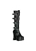Women's 4 3/4 Inch 4 Buckle Platform Knee Boot