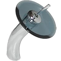 Inello Chrome 12 Smoke Waterfall Faucet for Vessel Sinks