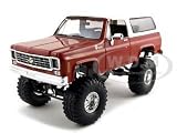 1973-1975 Chevy K5 Blazer Lifted 1/24 Red w/ Irok Swamper Tires
