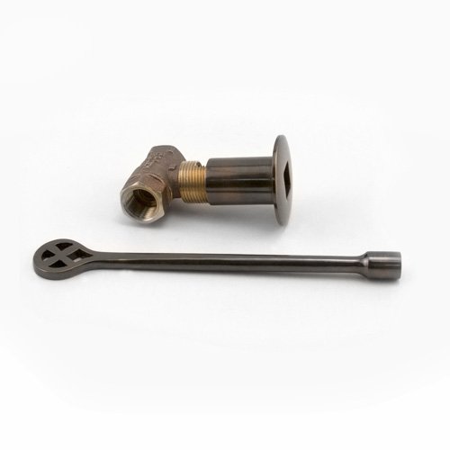 Order Solid Brass Gas Fireplace Log Lighter Kit with Valve 8" Key