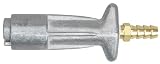 Moeller Marine Fuel Line Engine and Tank Barb Conncector (Mercury, 3/8, Bayonet Style)