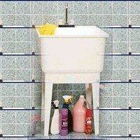 POLY SGL LAUNDRY TUB W/LEG