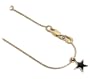 10K Yellow Gold Anklet 9" to 10" Length Adjustable Star Ankle Bracelet
