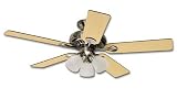 31gwqwVNoQL. SL160  Hunter 20541 Summer Breeze Plus 52 Inch Ceiling Fan, Brushed Nickel