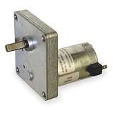 Dayton DC Parallel Shaft Permanent Magnet Gear Motor 3.4 RPM, 1/400hp 12 Volts DC (4Z834 ) # 1LNG5