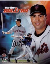 Signed Beltran, Carlos (New York Mets) 8x10 Photo